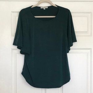 Green Envelope Large Dark Green Blouse